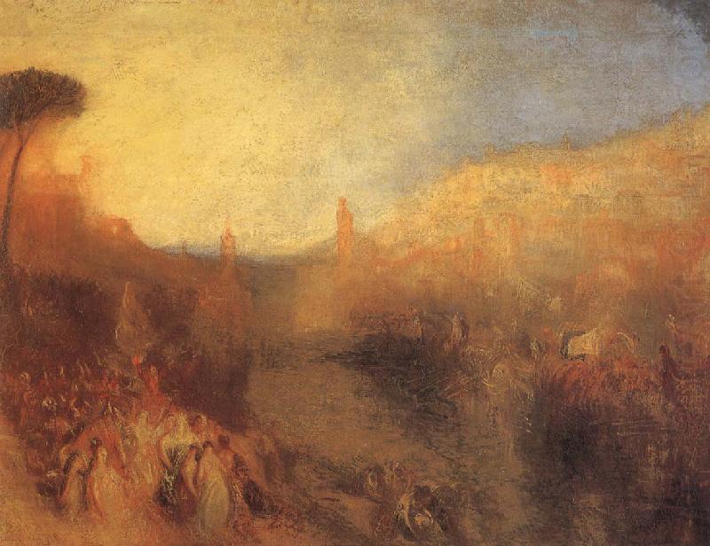 J.M.W. Turner The Departure of the Fleet oil painting picture